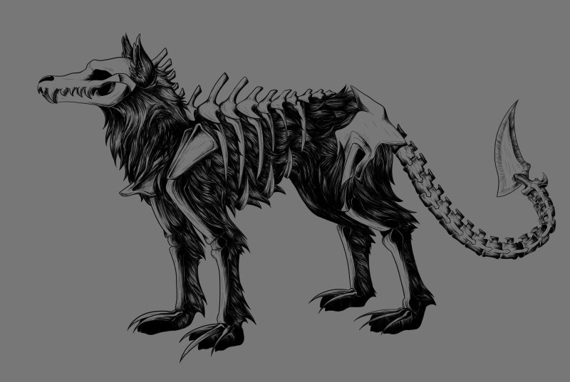 Адская гончая (Hellhound) ДНД