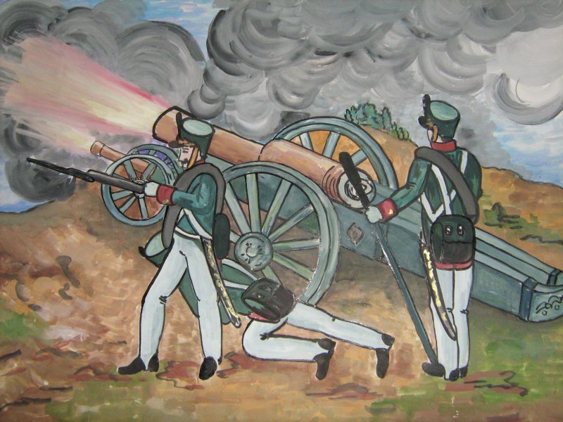 война 1812 бородинское сражение рисунок