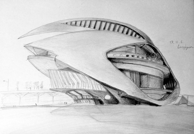 Сантьяго Калатрава скетчи