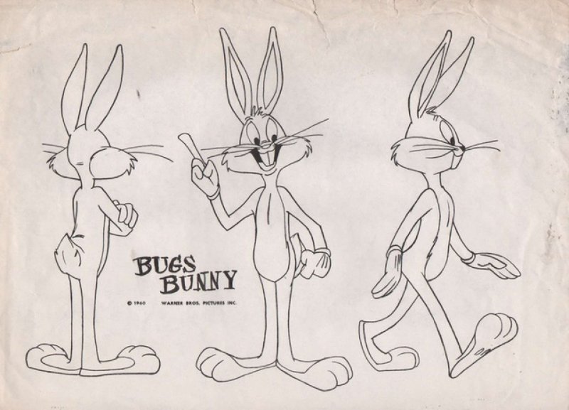 Багз Банни рисунок