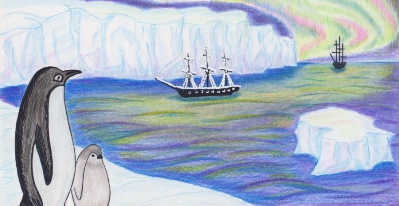 Рисунок на тему Арктика