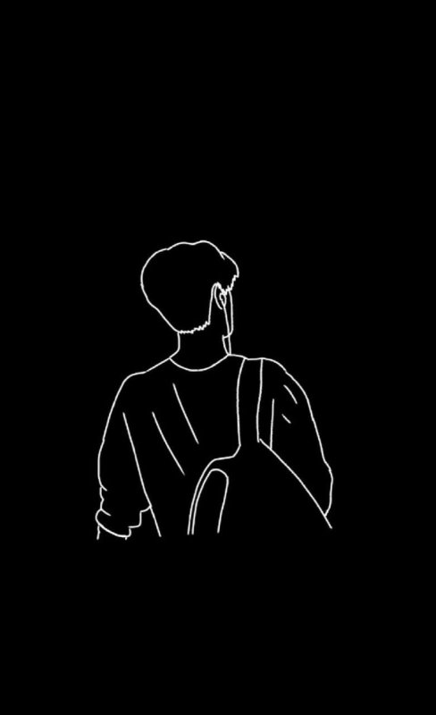 Рисунки на черном фоне