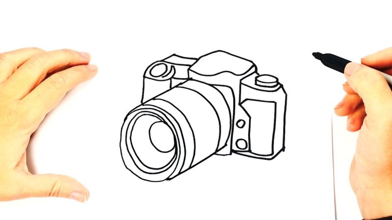 Фотоаппарат рисунок