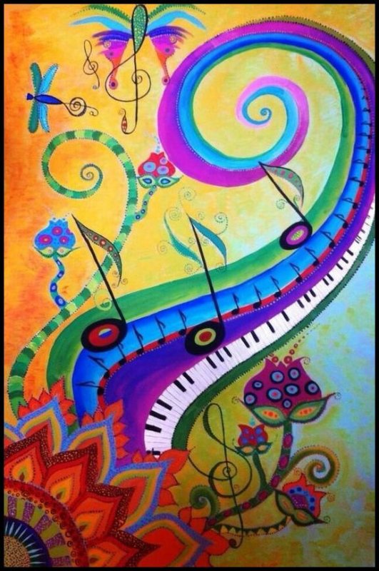 Рисунок на музыкальную тему