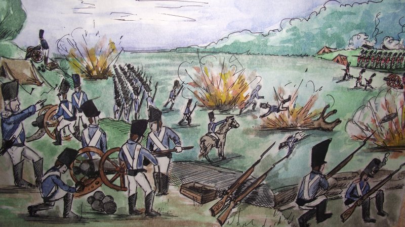 Изо 4 класс Бородино война 1812 год
