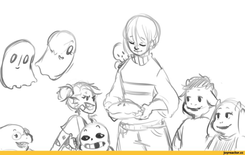 Арты по undertale