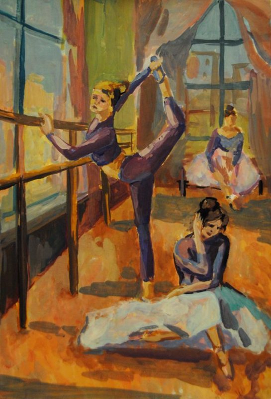 Гоген многофигурная композиция