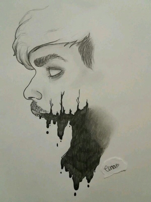 Хоррор рисунки карандашом