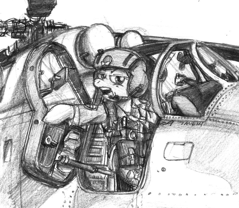 Пилот ми-24 арт