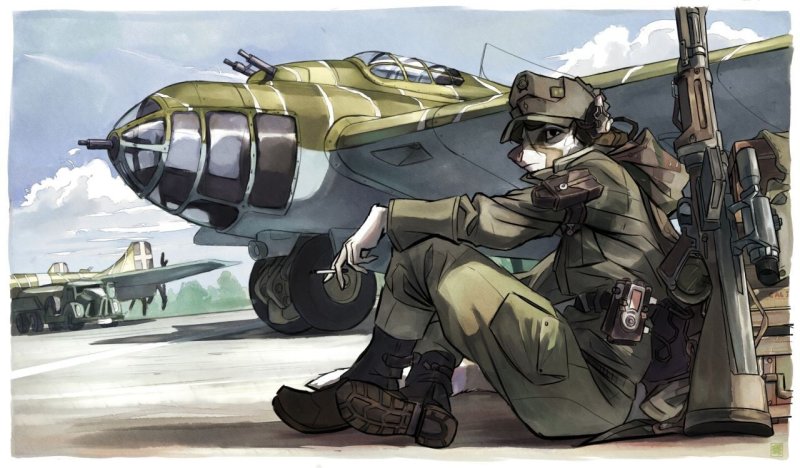 Военный летчик арт