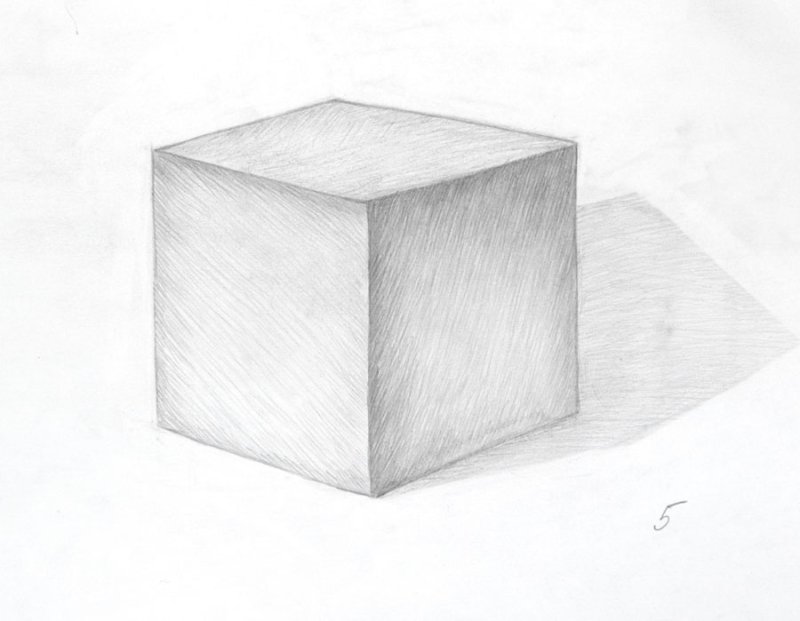 Рисование объемных фигур