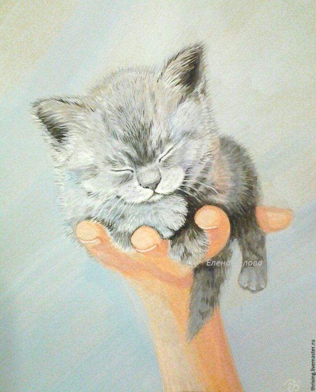 Котята в живописи
