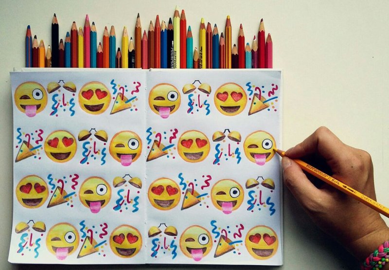 идеи для рисунков смайлики