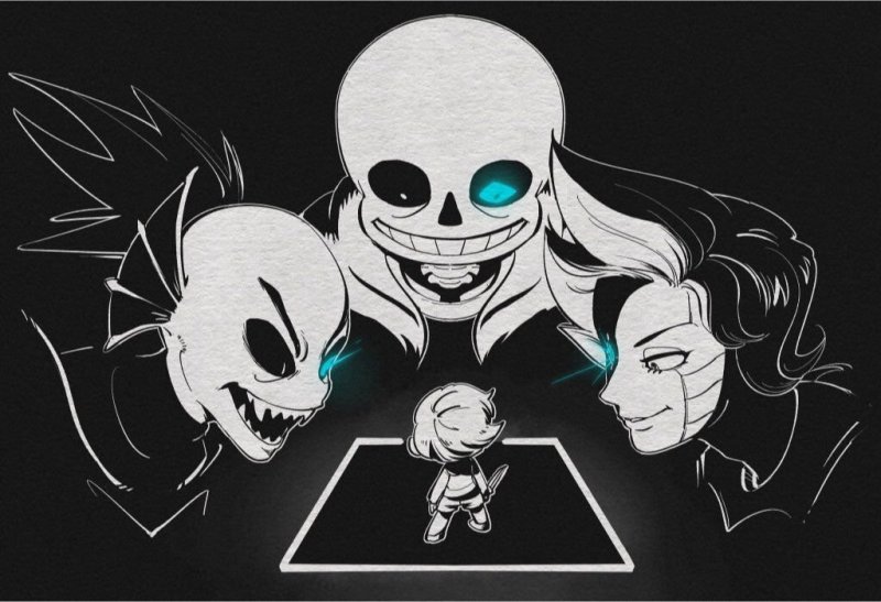 Гастер Санс и Папирус