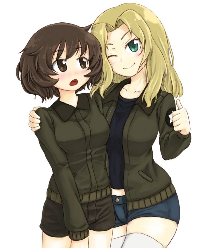 Кей Сандерс girls und Panzer
