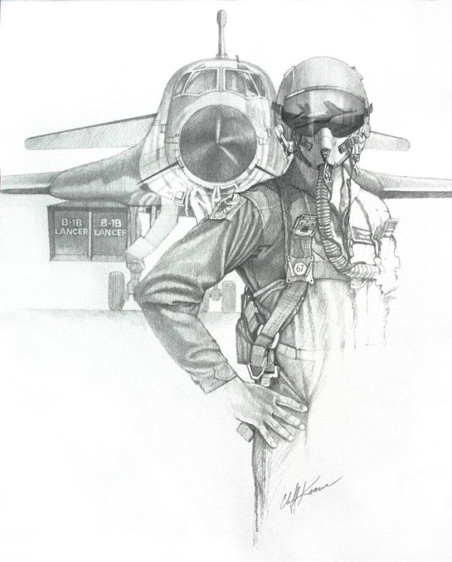 Рисунок на военную тематику
