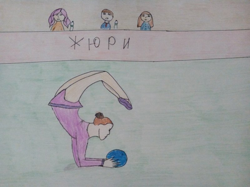 Рисунки на тему спорт легкие