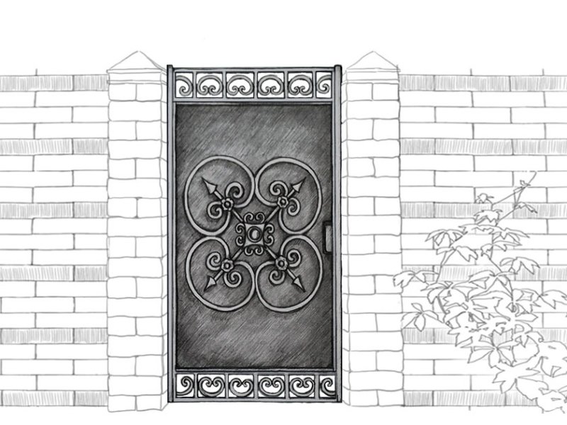 Калитки холодной ковки