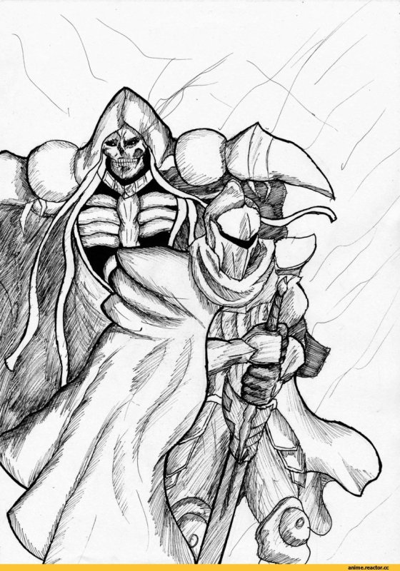 Альбедо Оверлорд тату