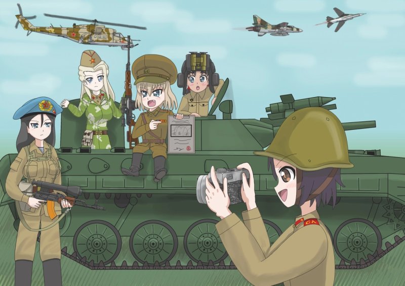 Аниме танкистки СССР