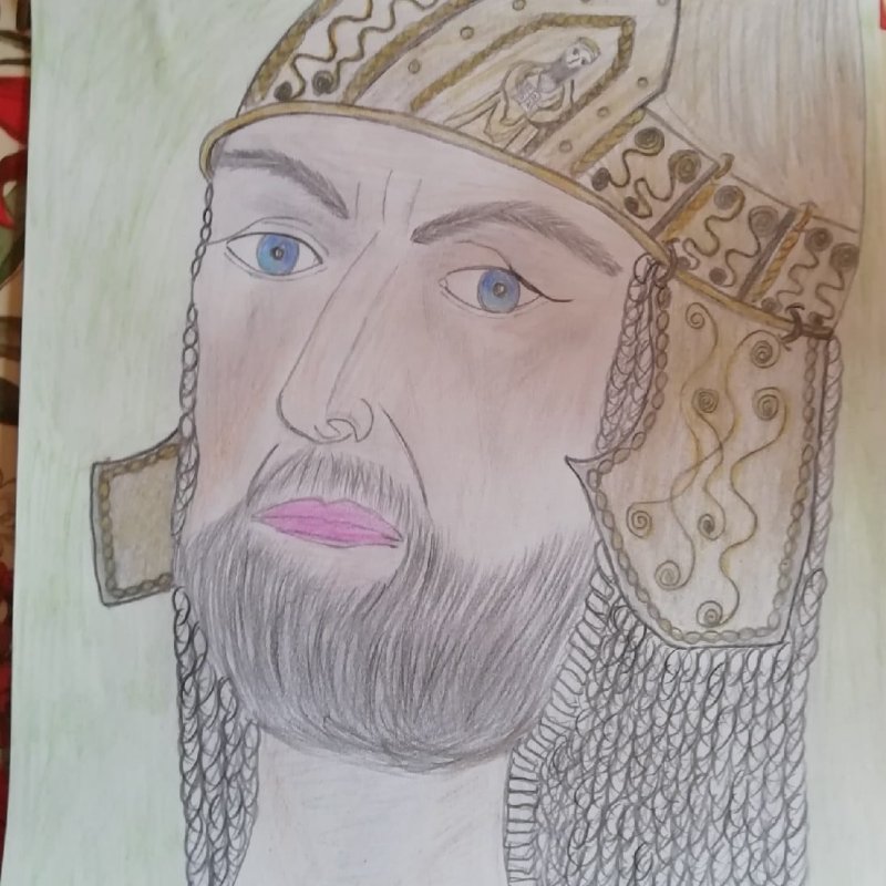 Александр Невский для срисовки