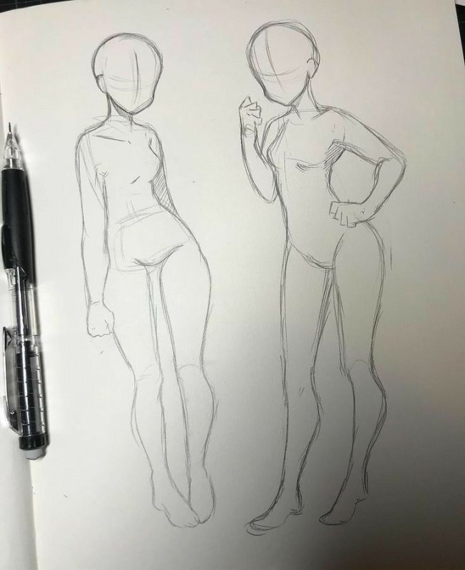 Тело для рисования девушки