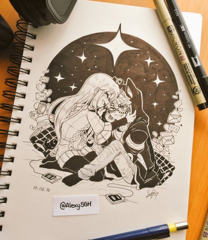 Крутые рисунки для скетчбука