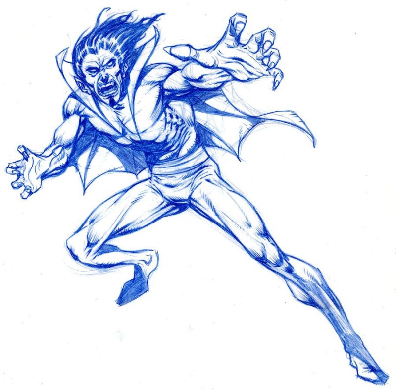 рисунки карандашом супергероев