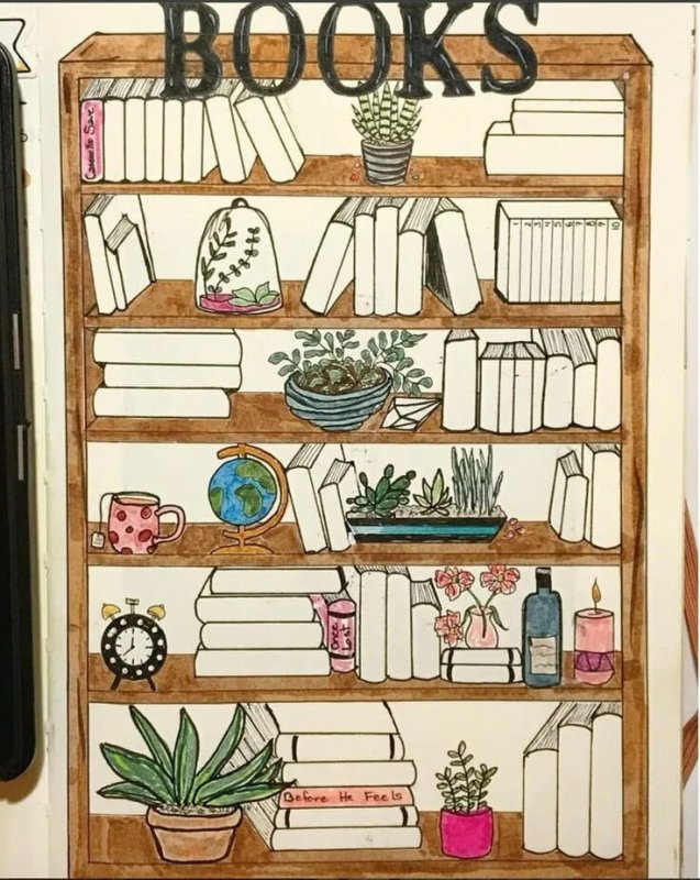 Книжная полка для планнерп