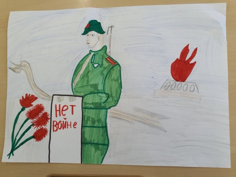 Спасибо солдат рисунок