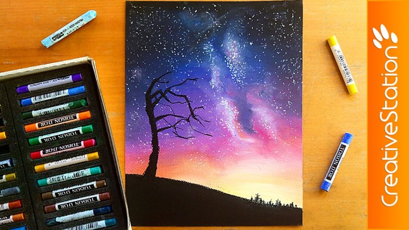 Сухая пастель для рисования