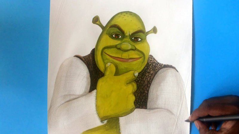 Шрек лицо
