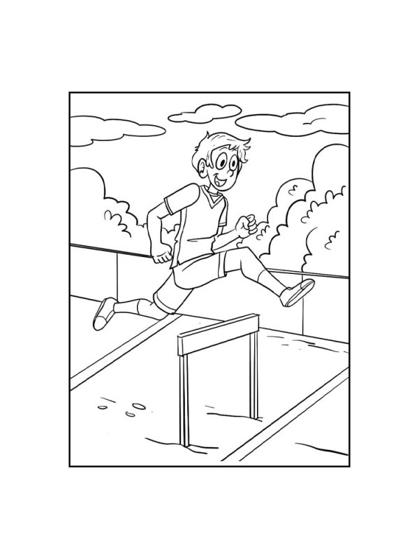 Спортивные раскраски