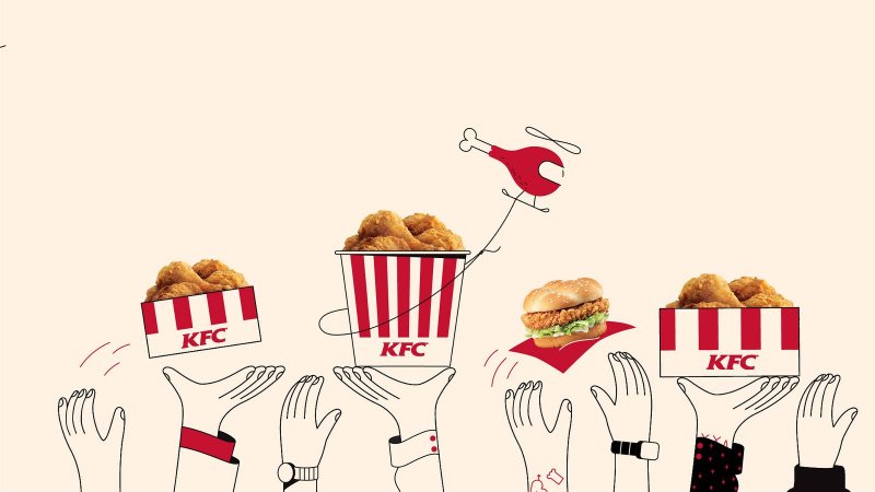 KFC рисунок