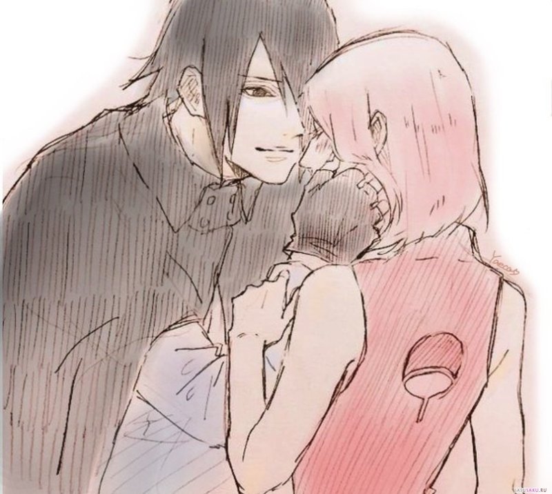 саске учиха и сакура харуно любовь 18