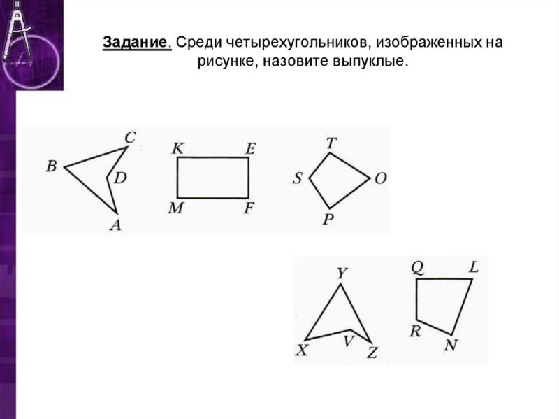 Выпуклый четырехугольник рисунок