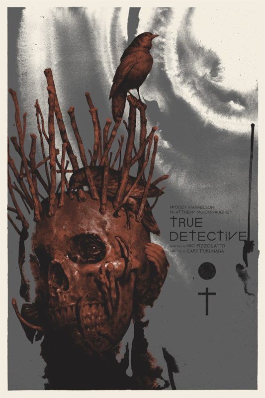 настоящий детектив постер