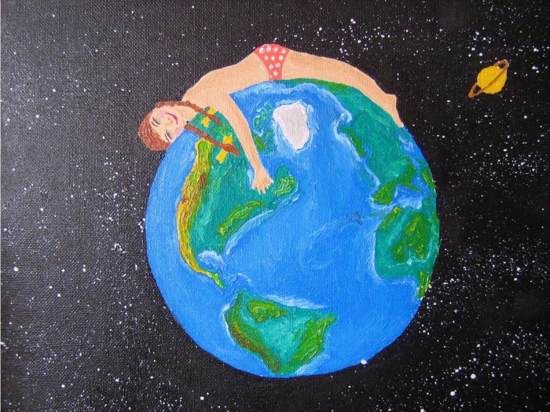 Рисунок на тему Планета земля