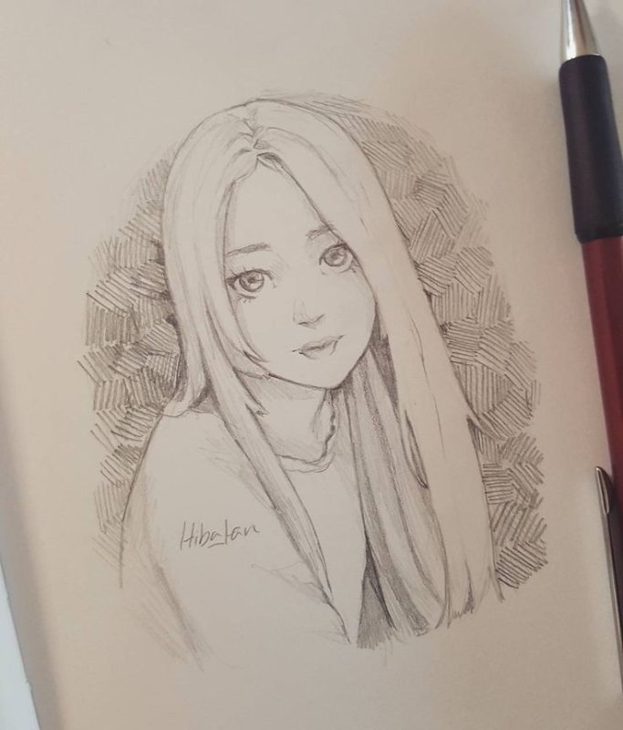 Рисунки для скетчбука аниме