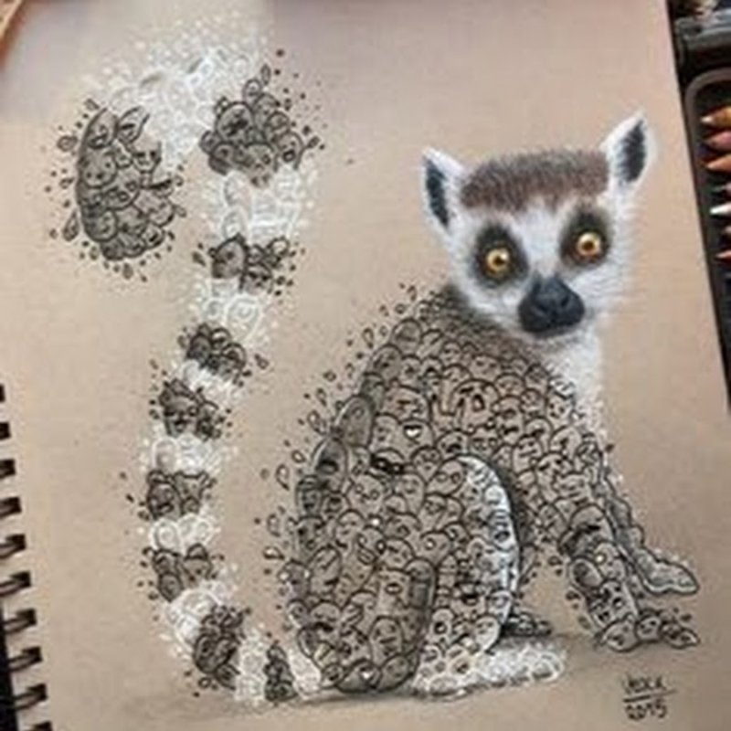 Животные маркерами