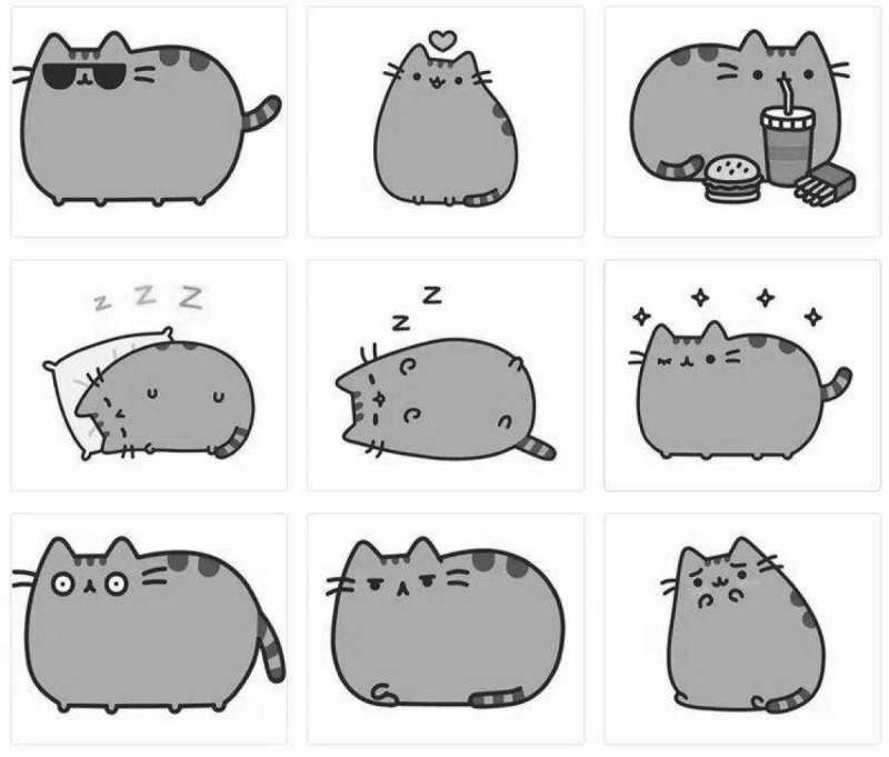 Наклейки котики