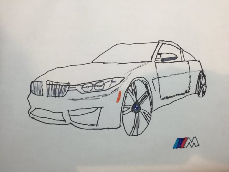BMW m5 f90 скетч