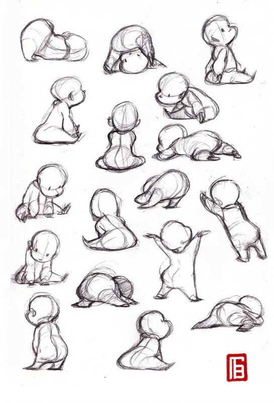 Позы для рисования