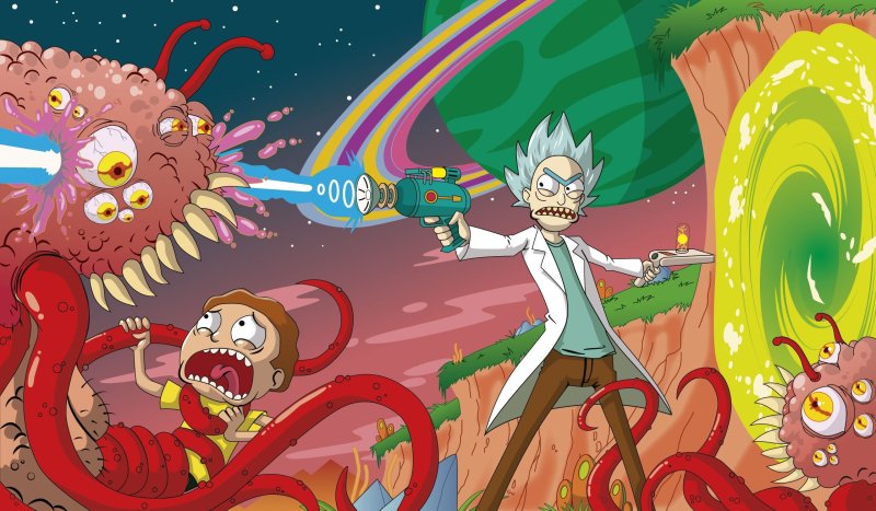 Rick and Morty фон