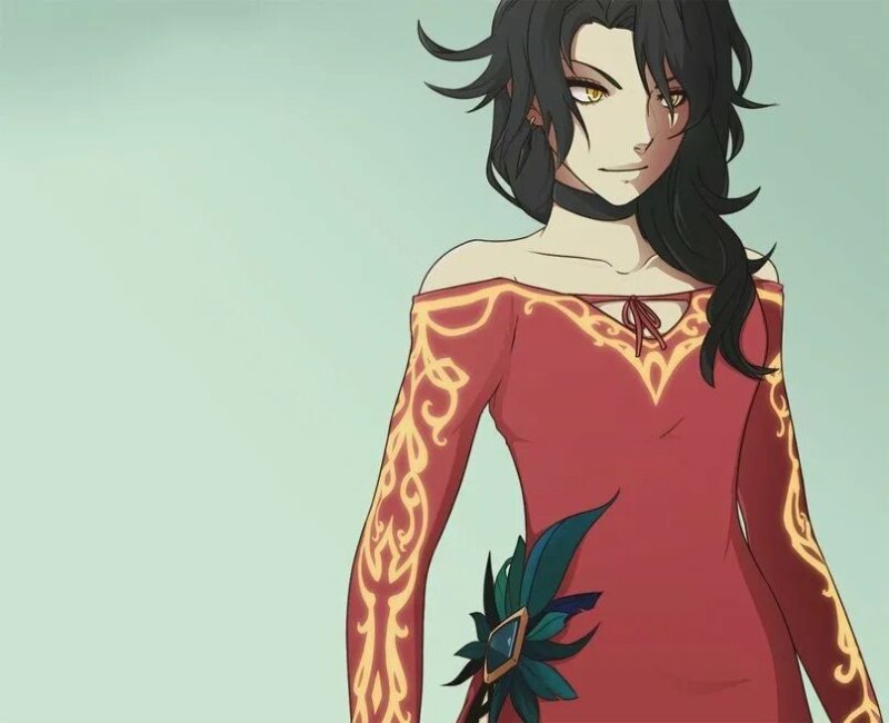 RWBY Синдер арт