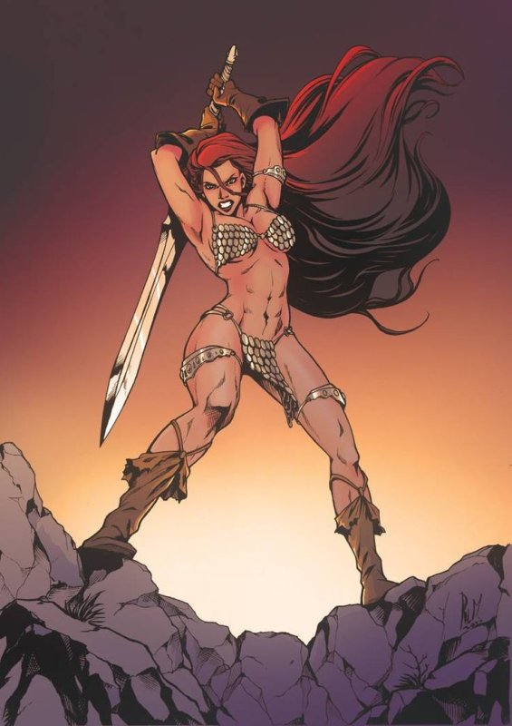 Рыжая Соня Red Sonja арт