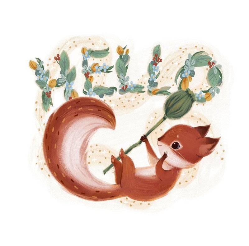 рисунки белка