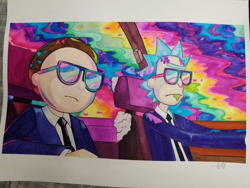 Rick and Morty арт