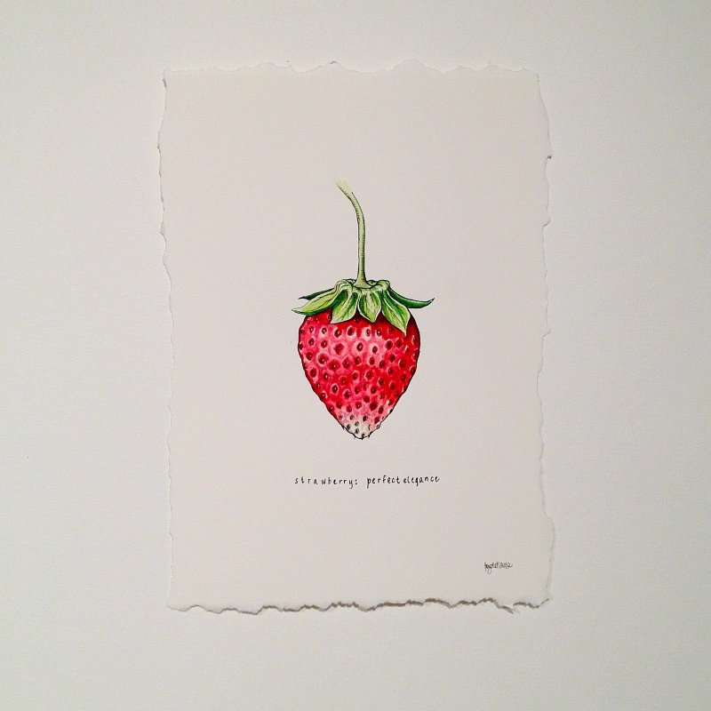 Тату клубника