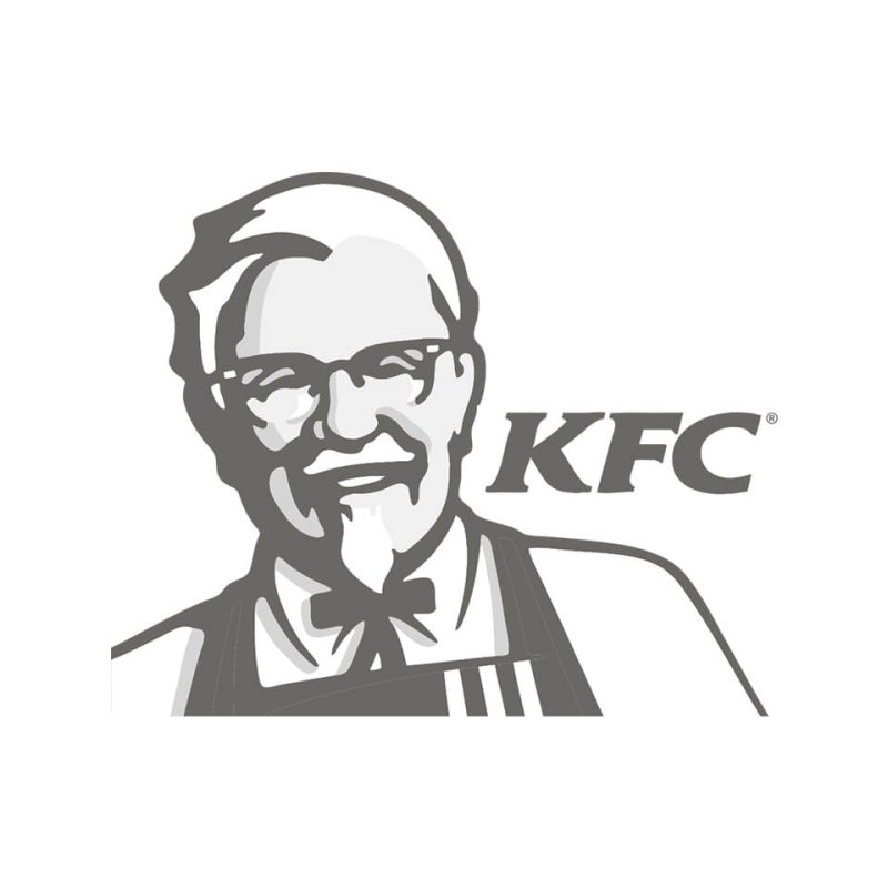 KFC полковник лого белое